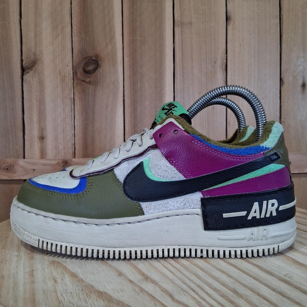 Nike Air Force 1 Shadow SE Shoes Womens 7 Cactus Flower Leather Sneakers CT1985‎